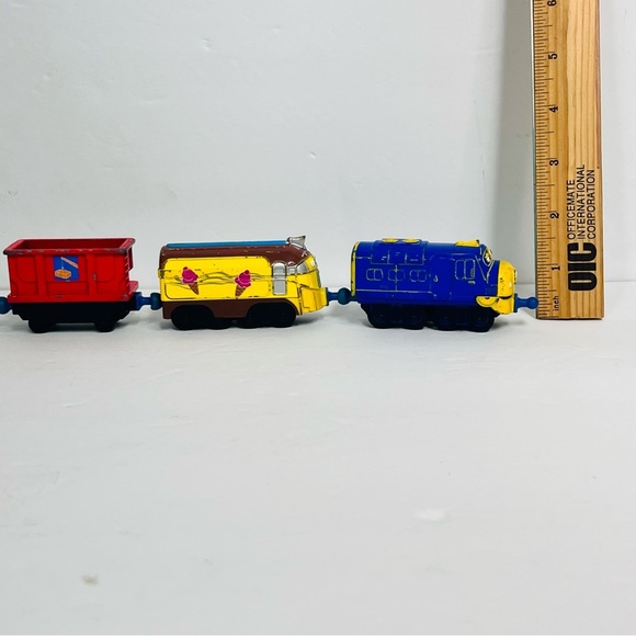 chuggington die cast toy trains children’s show lot of 3 brewster frostini 2010 - Picture 6 of 8